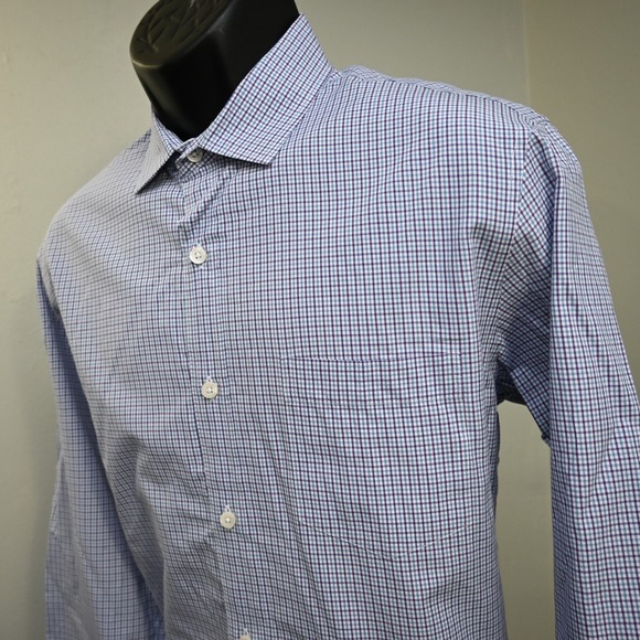 J.CREW Other - J.CREW Thompson Shirting Dress Shirt Plaid Long Sleeve Button Up Mens Large